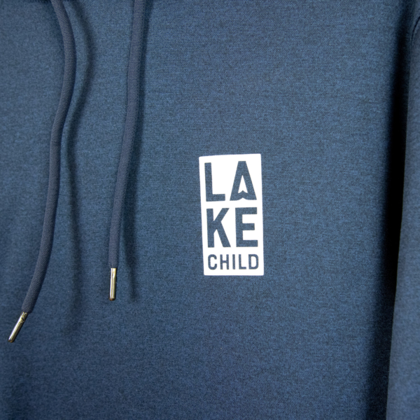 Wakeboard Hoodie „The Stump“ Blue Melange (Unisex) – Bild 2