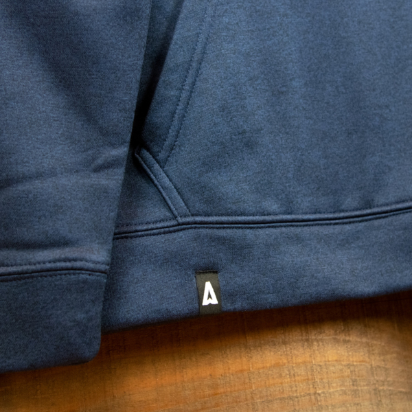 Wakeboard Hoodie „The Stump“ Blue Melange (Unisex) – Bild 3