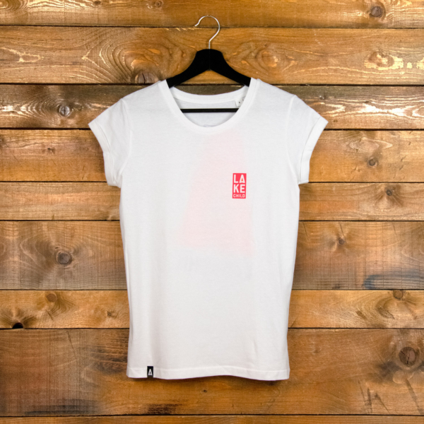 T-Shirt "We love to Wake" weiß (Frauen) – Bild 2