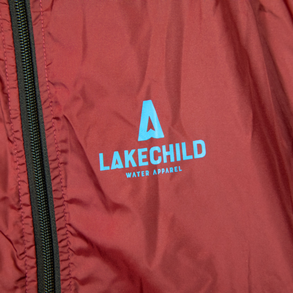 Wakeboard Jacke „We love to Wake“ Burgundy (Unisex) – Bild 3
