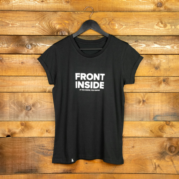 T-Shirt "Front Inside" Schwarz (Frauen)
