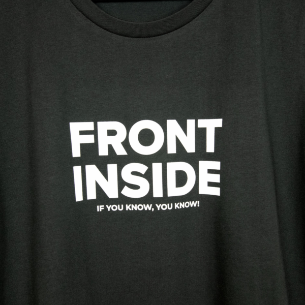 T-Shirt "Front Inside" Schwarz (Frauen) – Bild 2