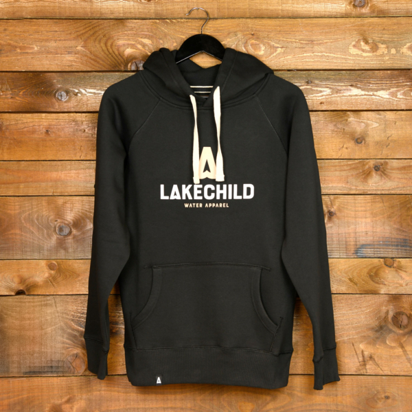 Hoodie "Logo Stack" Black (Unisex)