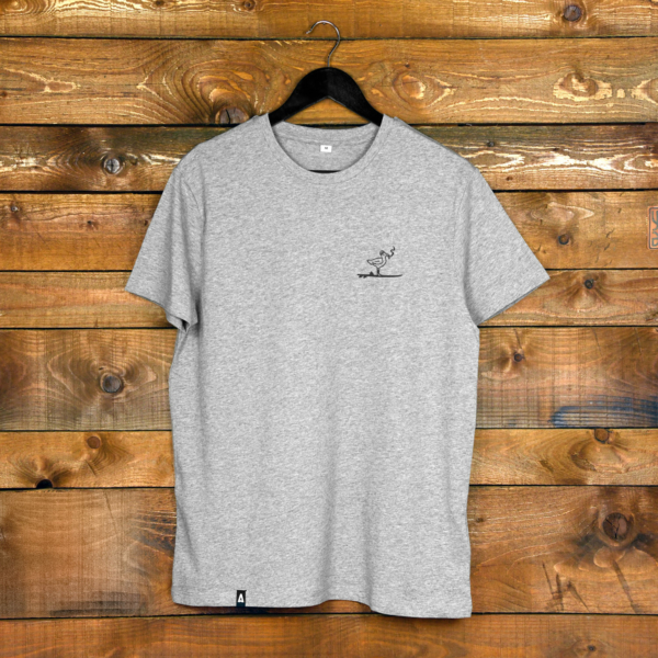 T-Shirt "Threesome at the Beach" Heather Grey (Männer)