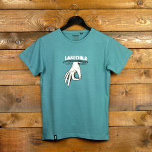 Motiv Gotcha; Teal; LAKECHILD; Kids; T-Shirt; Wakeboard, Wakeskate; Surfing; Surfboards; Beach; Streetwear; Beachwear