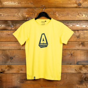 Motiv Logo Diamond Badge; Dusty Yellow; LAKECHILD; T-Shirt; Wakeboarding; Wakeskate; Streetwear; Beachwear