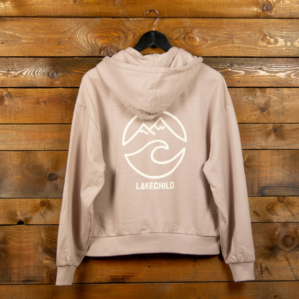 Motiv Mountain Wave; Dusk Rose; Women; Frauen; Hoodie; LAKECHILD; Surfing; Surfboards; Beach; Berge, Snowboard; Streetwear; Beachwear