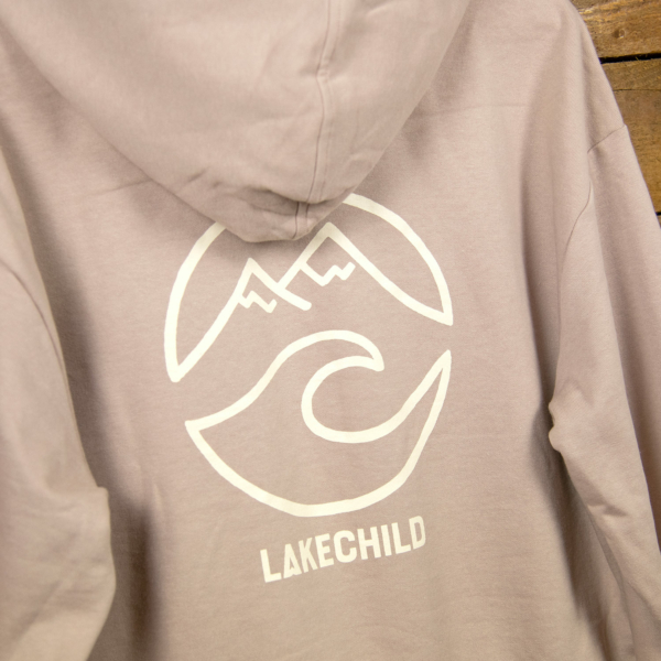 Motiv Mountain Wave; Dusk Rose; Women; Frauen; Hoodie; LAKECHILD; Surfing; Surfboards; Beach; Berge, Snowboard; Streetwear; Beachwear