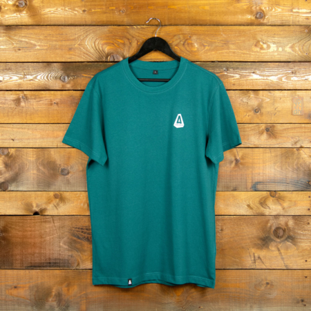 Diamond Round Badge; Retro Green; LAKECHILD; T-Shirt; Wakeboard; Wakeskate; We Love to wake; Streetwear; Männer