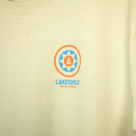 Sunbadge; Sand; LAKECHILD; T-Shirt; Wakeboard; Wakeskate; We Love to wake; Streetwear; Männer